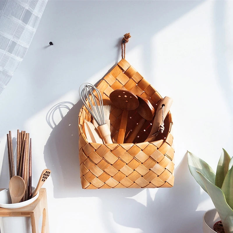 Rustic Wooden Produce & Petal Basket