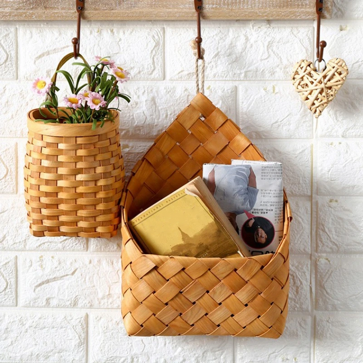 Rustic Wooden Produce & Petal Basket